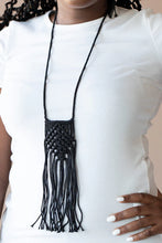 Load image into Gallery viewer, Macrame Mantra - Black