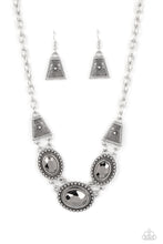 Load image into Gallery viewer, Textured TRAPEZOID - Silver
