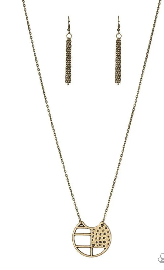 Abstract Aztec - Brass
