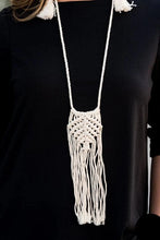 Load image into Gallery viewer, Macrame Mantra - White
