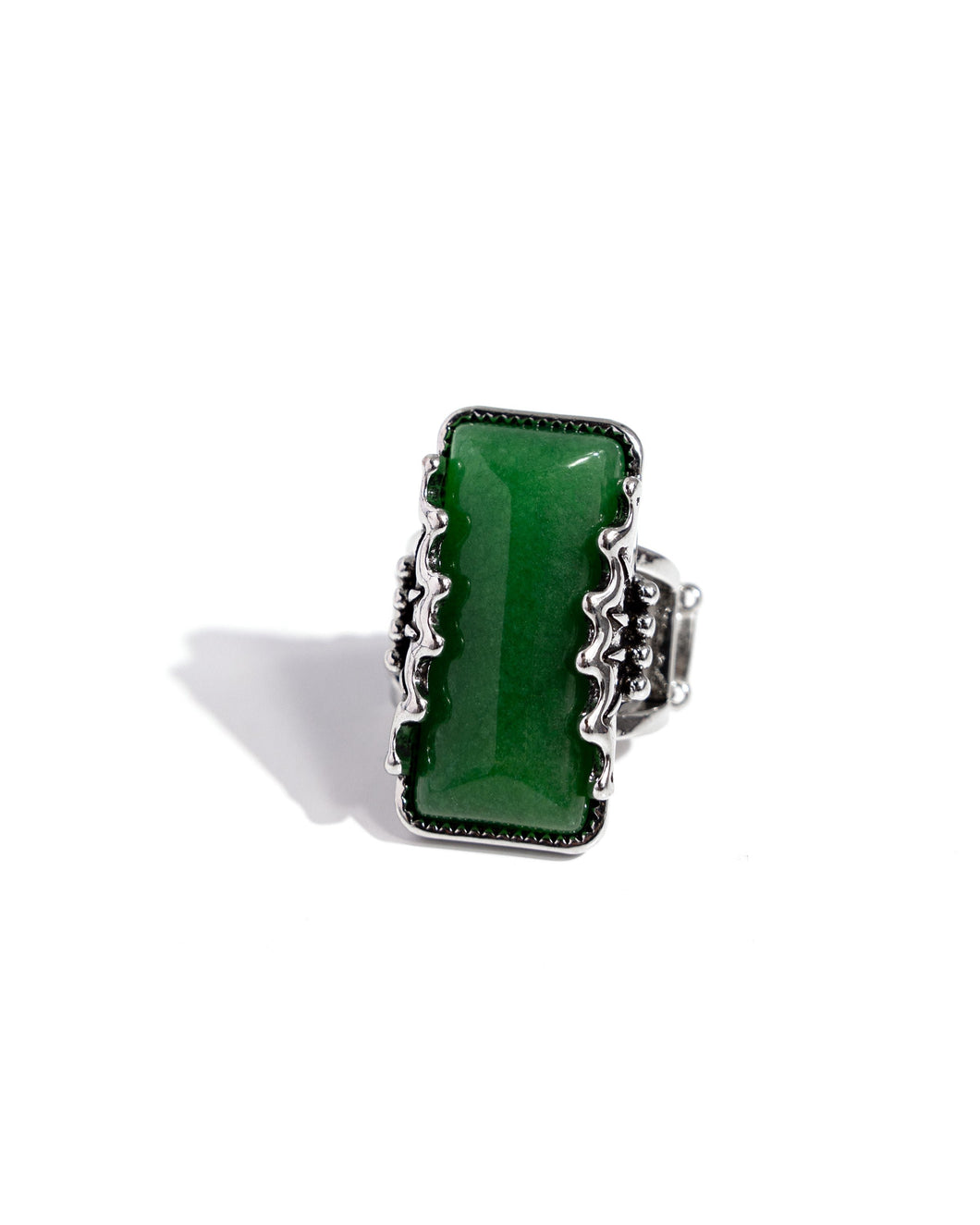 Scalloped Stone - Green