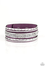 Load image into Gallery viewer, Rebel In Rhinestones - Purple
